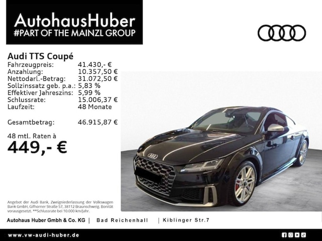 Audi TTS Coupé Quattro S-Tronic