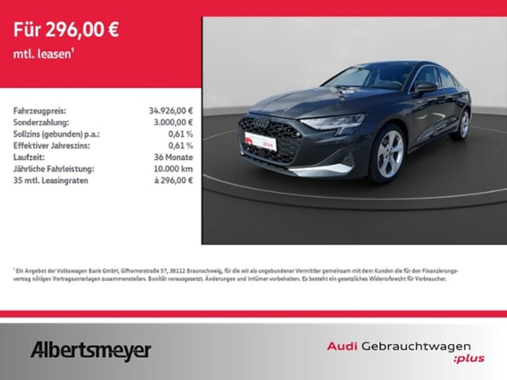 Audi A3 Sedan S-Tronic 35 TDI