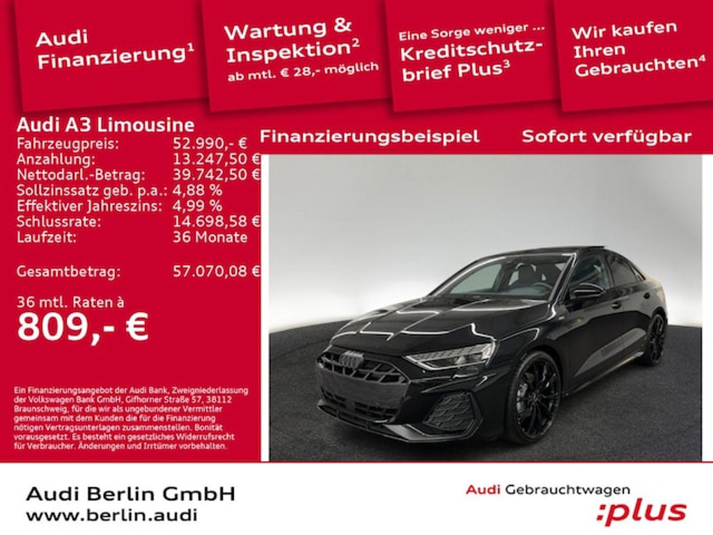 Audi A3 Sedan S-Line S-Tronic