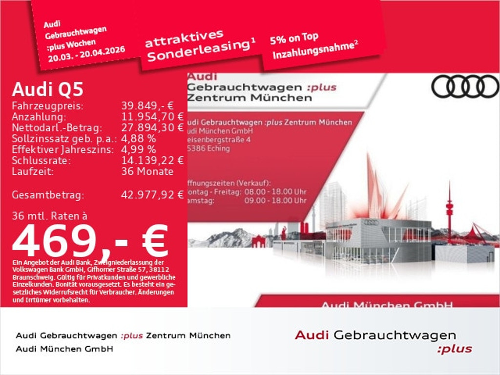 Audi Q5 Quattro S-Tronic 40 TDI