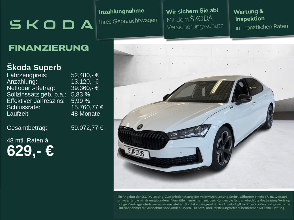 Skoda Superb 4x4 Sportline 2.0 TDI