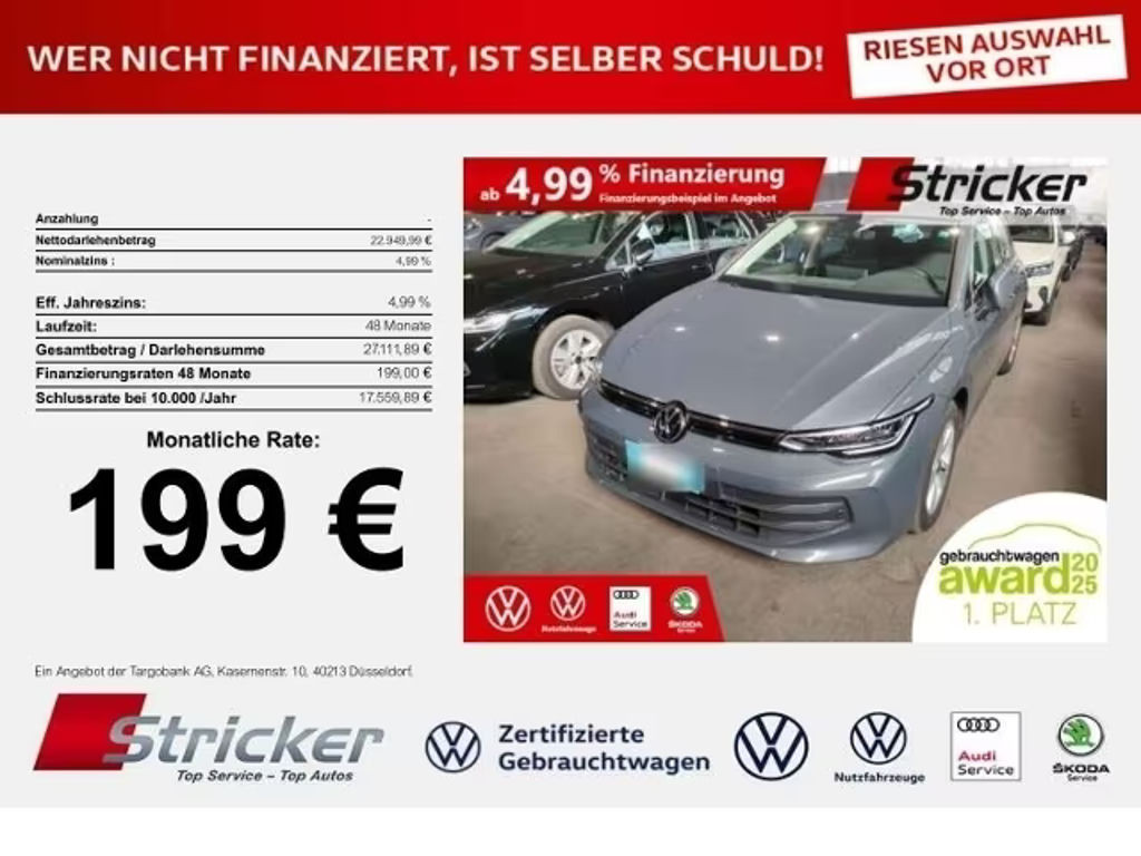 Volkswagen Golf Life 2.0 TDI