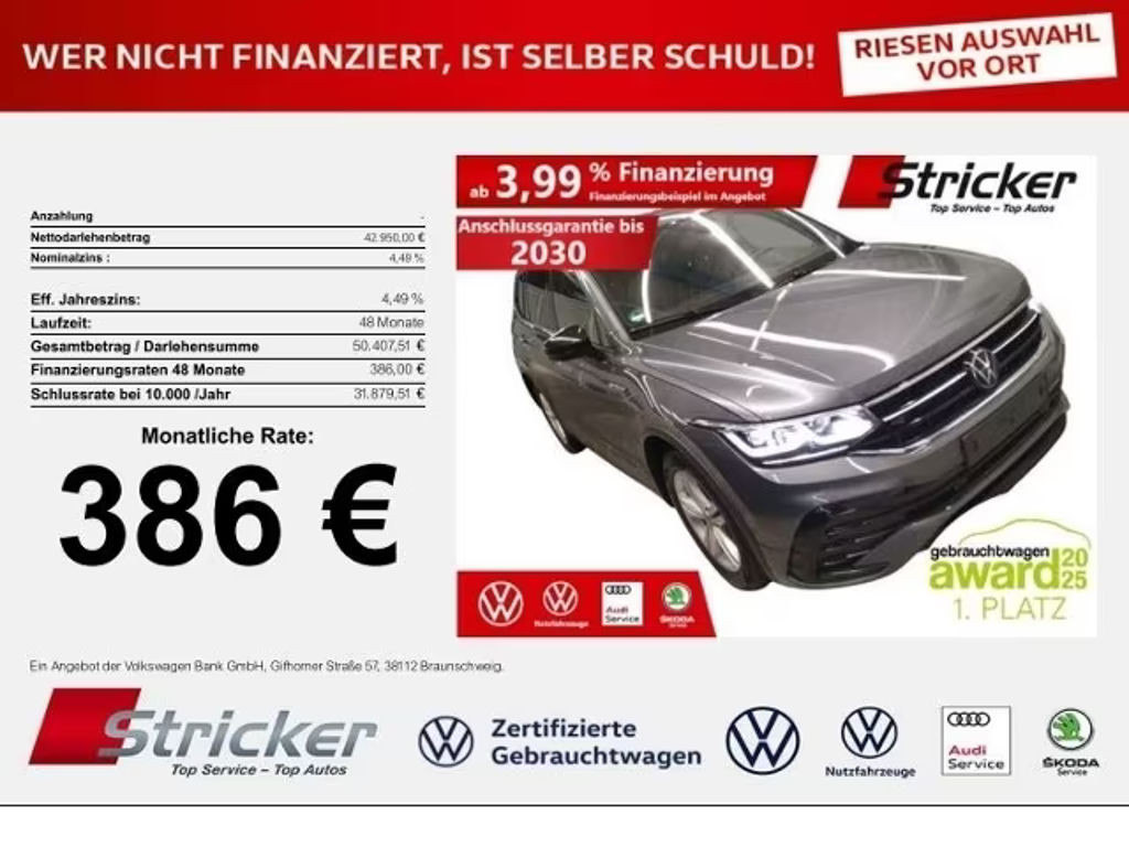 Volkswagen Tiguan Style Allspace R-Line 2.0 TDI