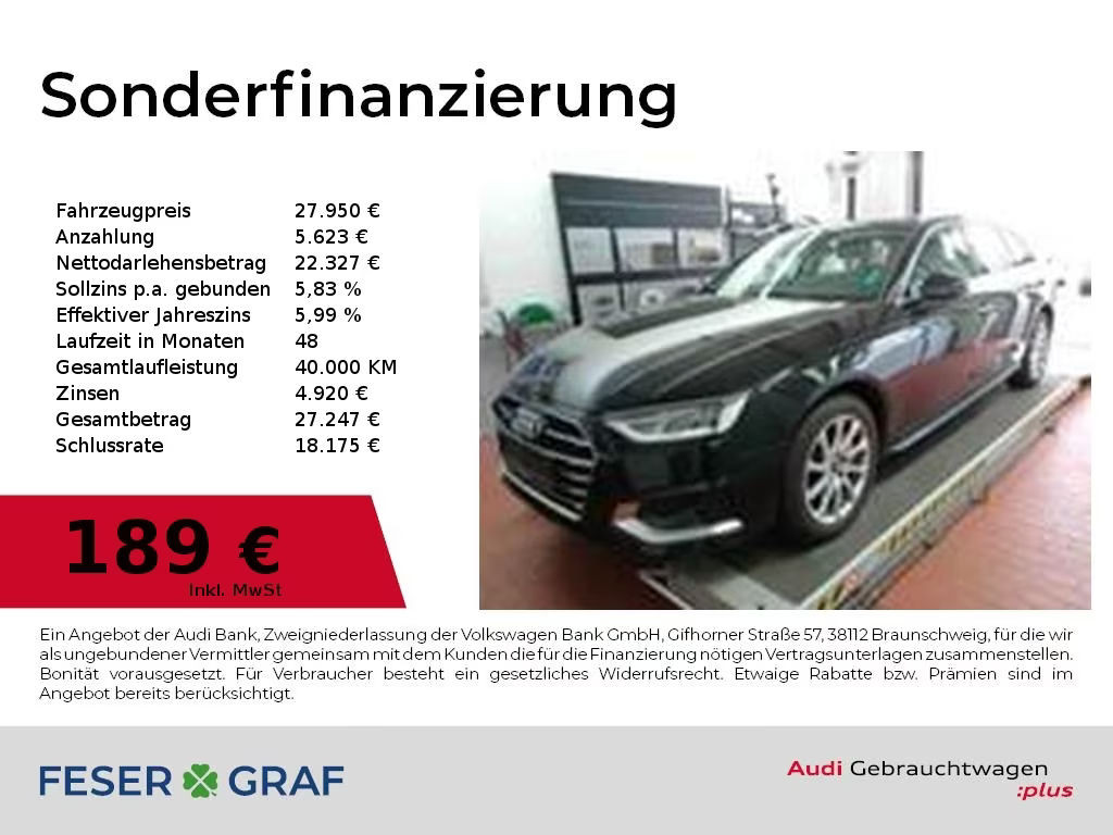 Audi A4 Avant Quattro 40 TFSI