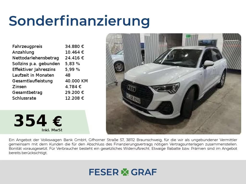 Audi Q3 S-Line S-Tronic 35 TFSI