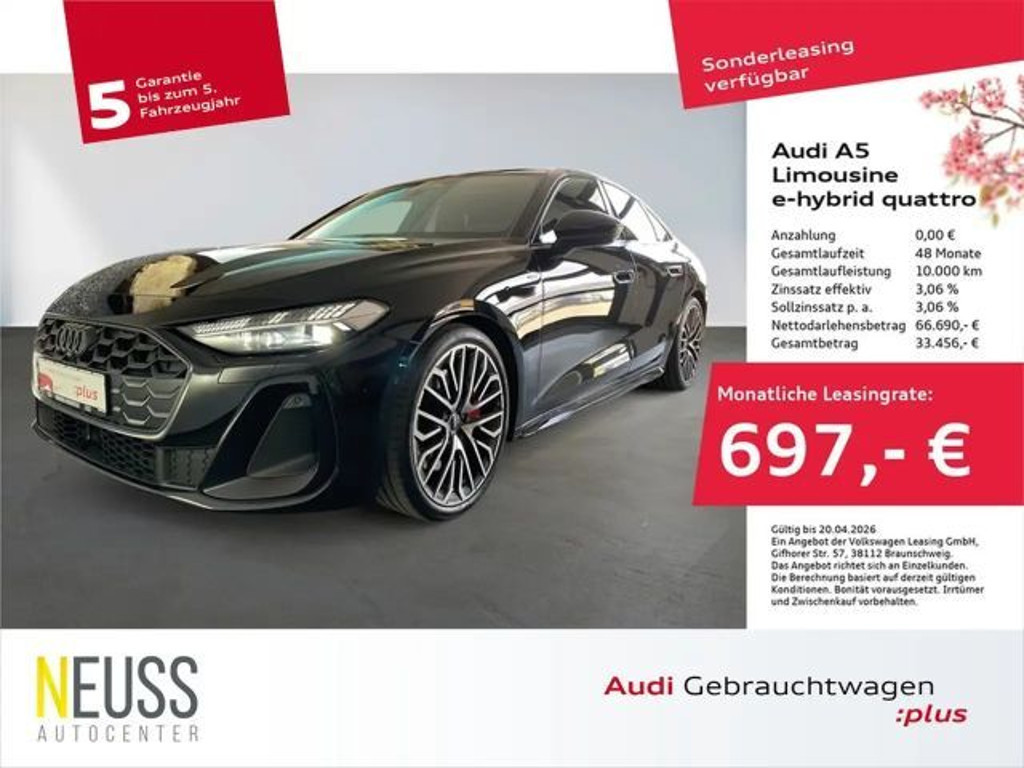 Audi A5 Quattro S-Line Hybride