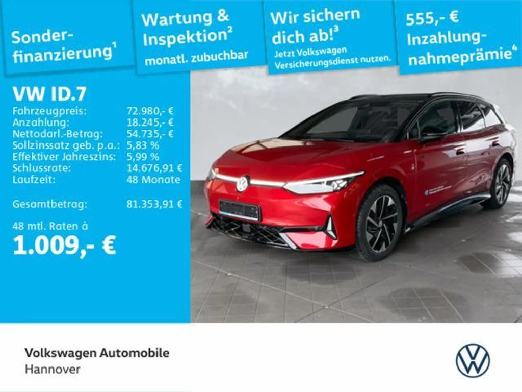 Volkswagen ID.7 4Motion IQ.Drive GTX Tourer