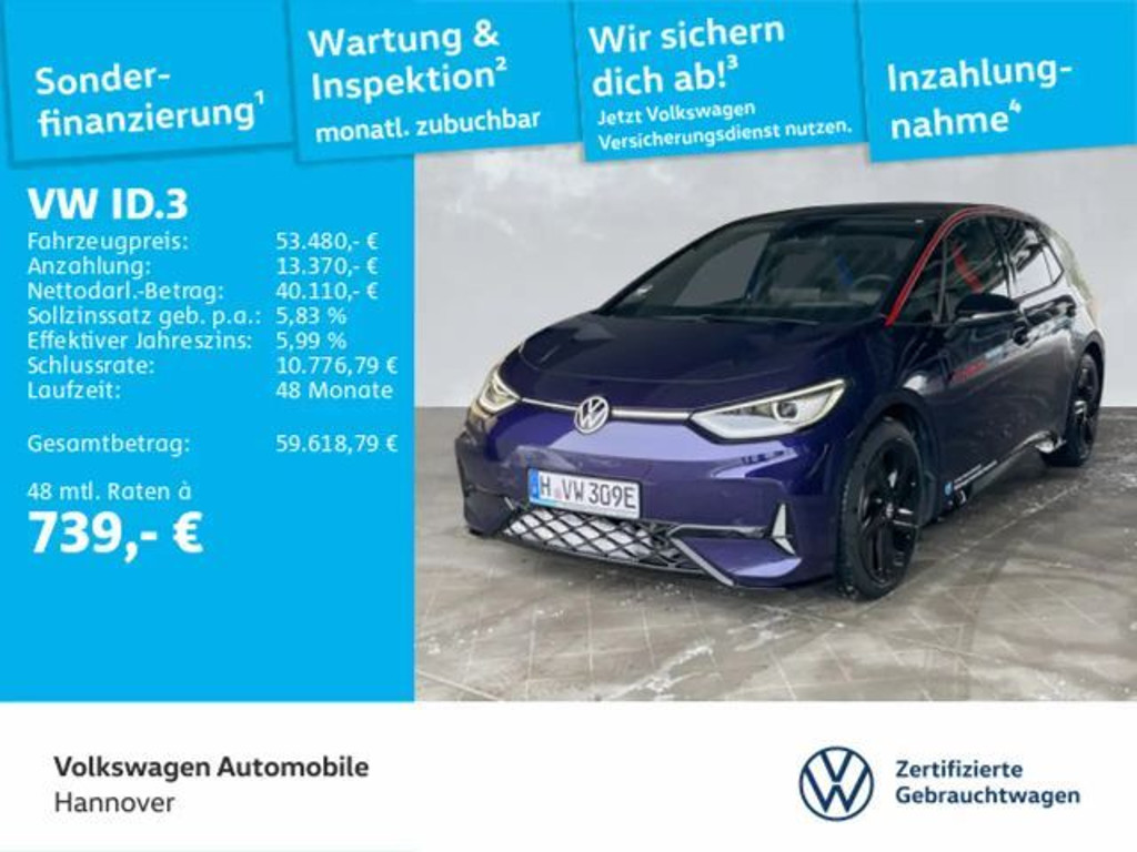 Volkswagen ID.3 Performance IQ.Drive GTX