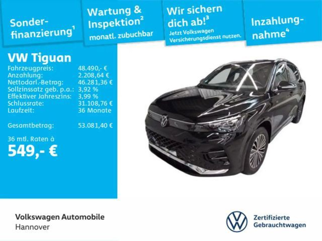 Volkswagen Tiguan 4Motion DSG R-Line 2.0 TDI