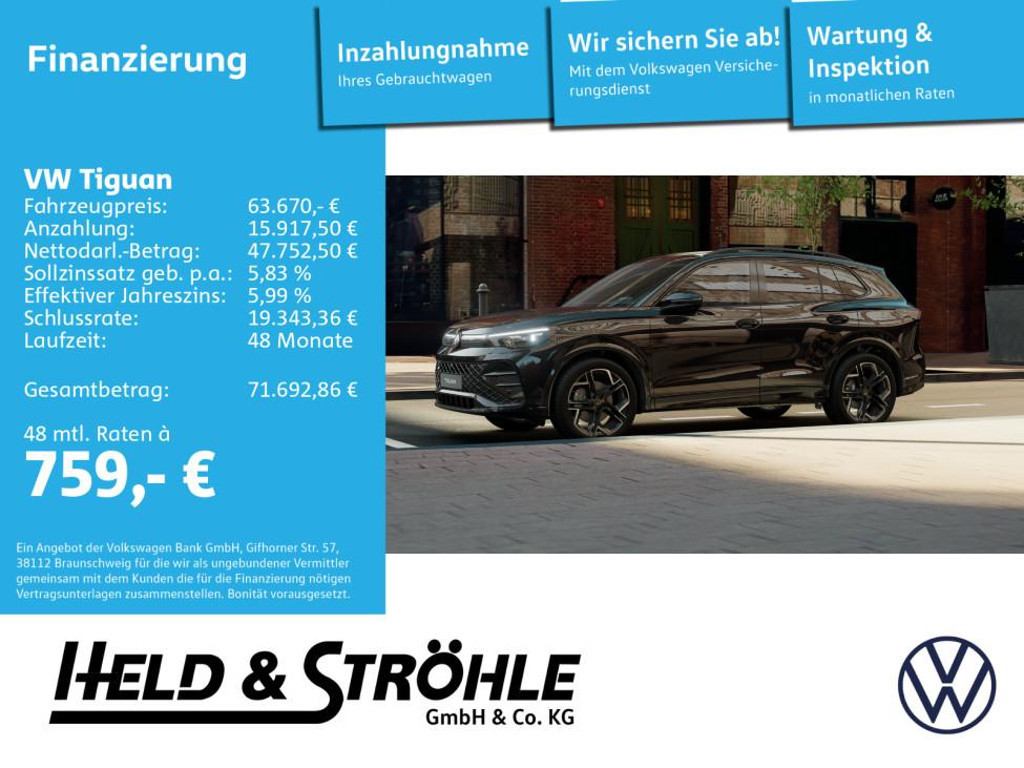 Volkswagen Tiguan DSG R-Line 2.0 TDI