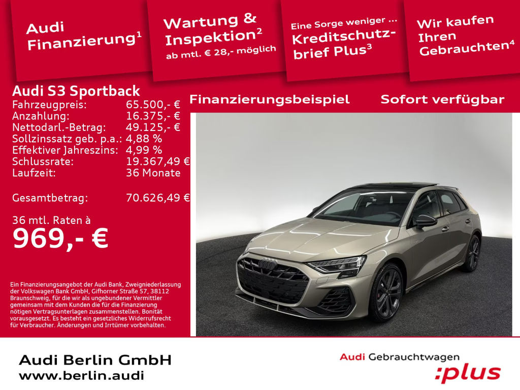 Audi S3 Sportback Sedan S-Tronic