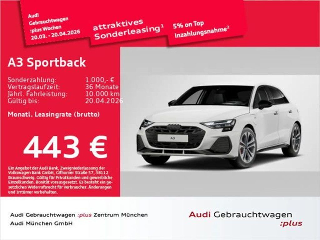 Audi A3 Sedan S-Line S-Tronic Hybride 45 TFSI