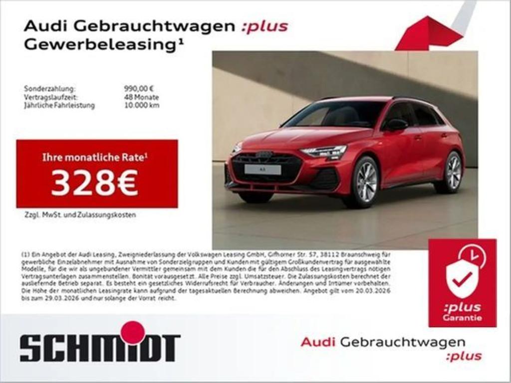 Audi A3 Sportback Sedan S-Line Hybride 45 TFSI