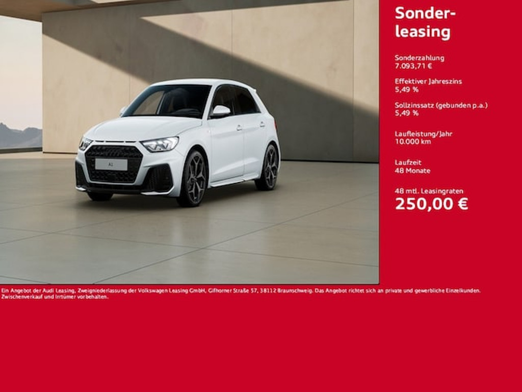 Audi A1 Sportback S-Line S-Tronic 35 TFSI