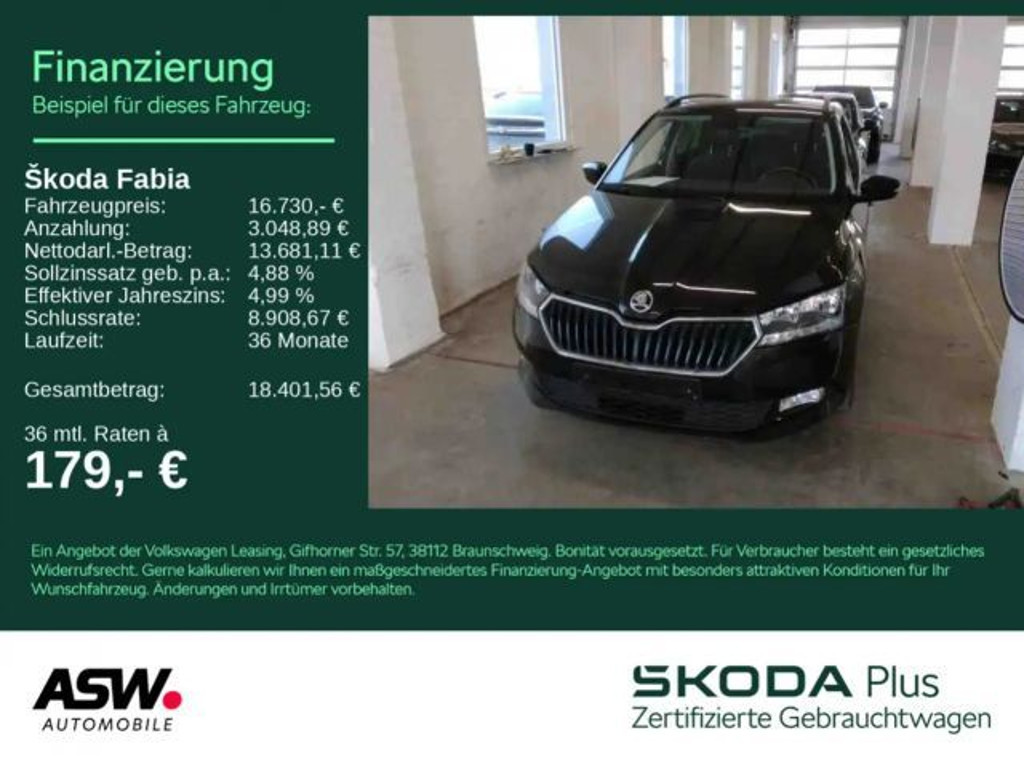 Skoda Fabia Ambition Combi 1.0 TSI