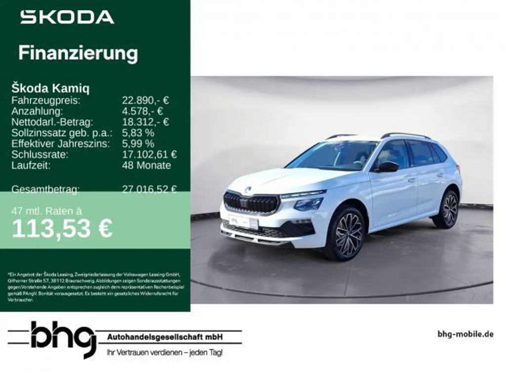 Skoda Kamiq 1.0 TSI Tour