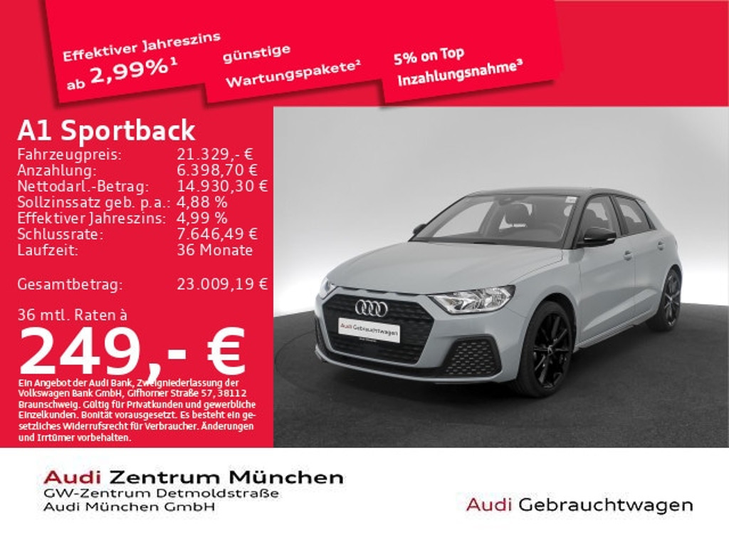 Audi A1 Sportback 25 TFSI