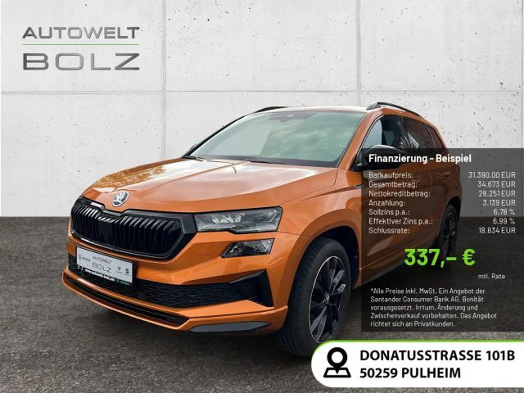 Skoda Karoq 4x4 Sportline 2.0 TSI