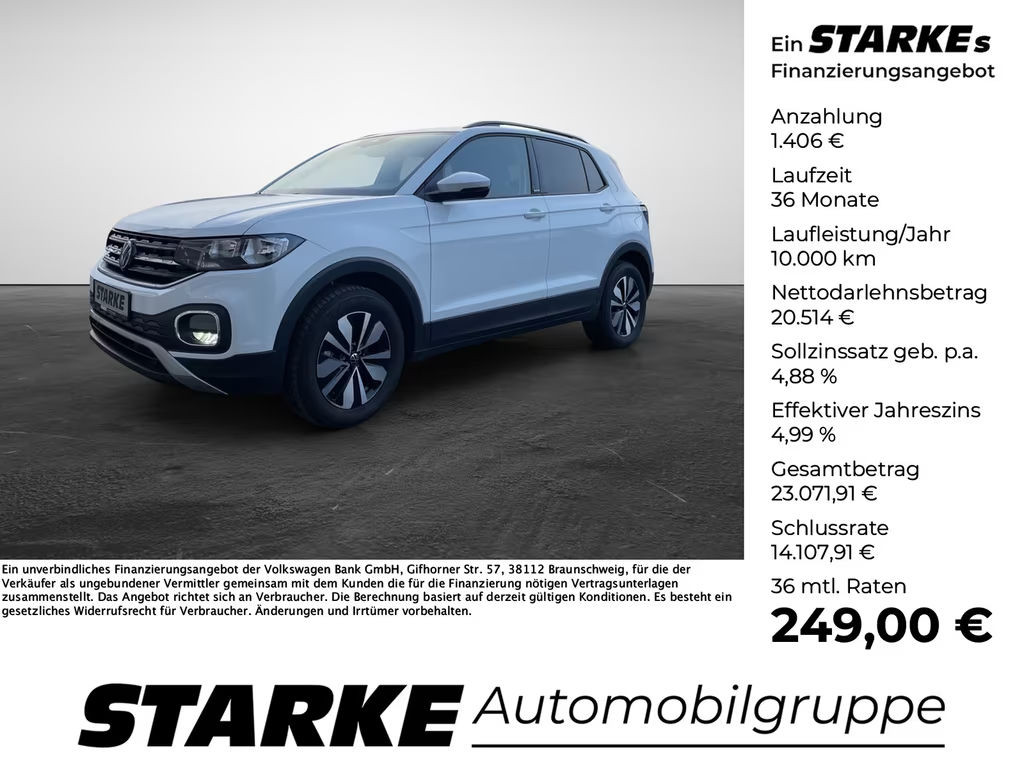 Volkswagen T-Cross DSG 1.0 TSI Move