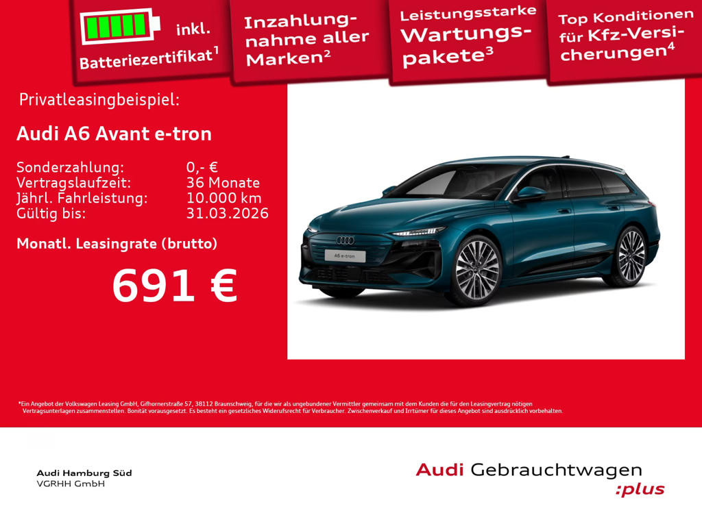 Audi A6 e-tron Avant S-Line Performance