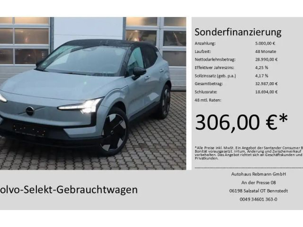 Volvo EX30 Plus Achterwielaandrijving