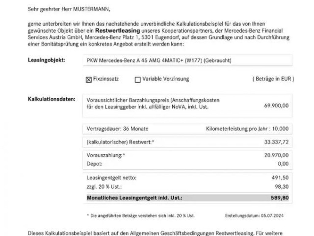 Mercedes-Benz A-Klasse