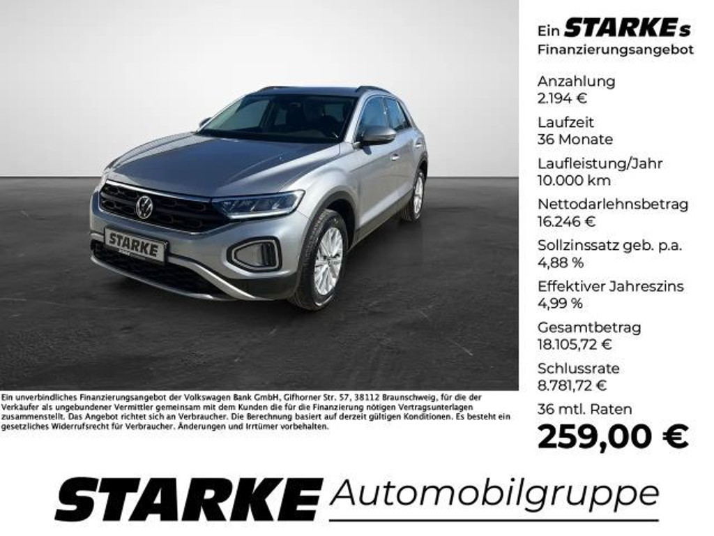 Volkswagen T-Roc Life 1.0 TSI