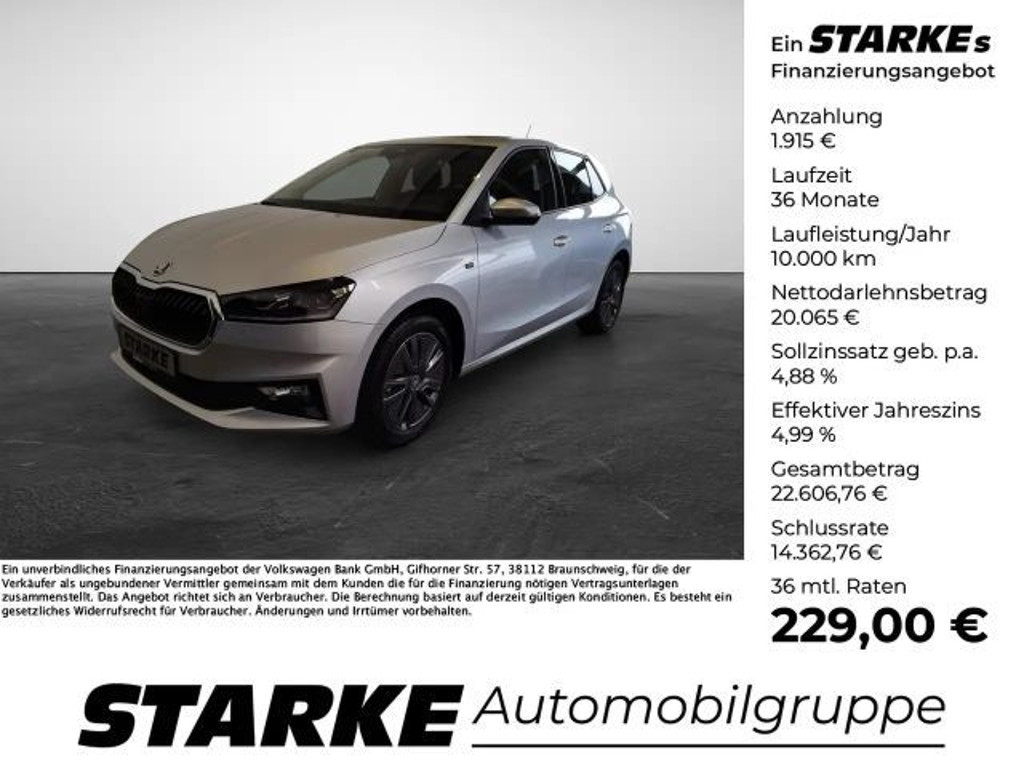 Skoda Fabia 1.0 TSI Tour
