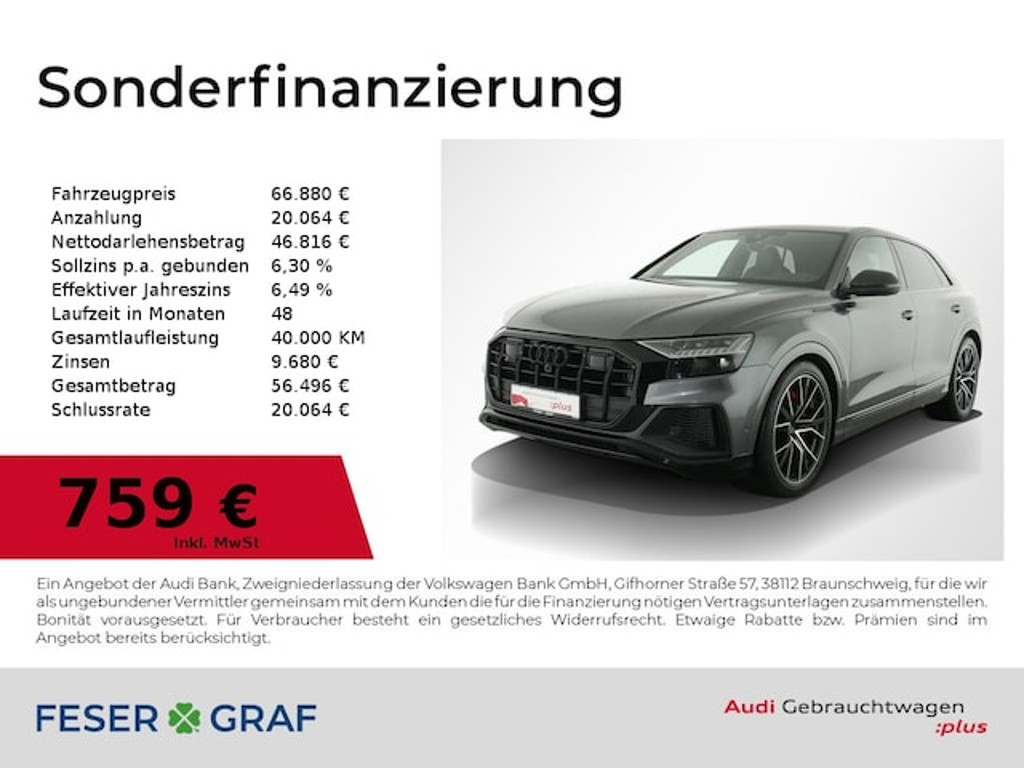 Audi SQ8 Quattro Competition