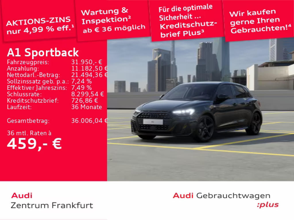 Audi A1 Sportback S-Line S-Tronic 35 TFSI
