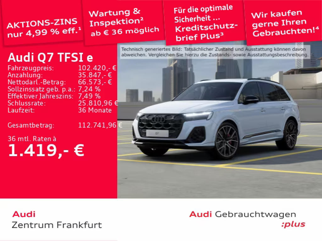 Audi Q7 Quattro S-Line Hybride