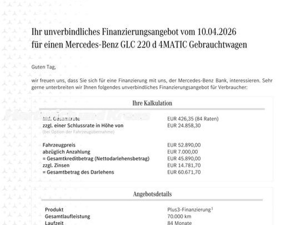 Mercedes-Benz GLC-Klasse