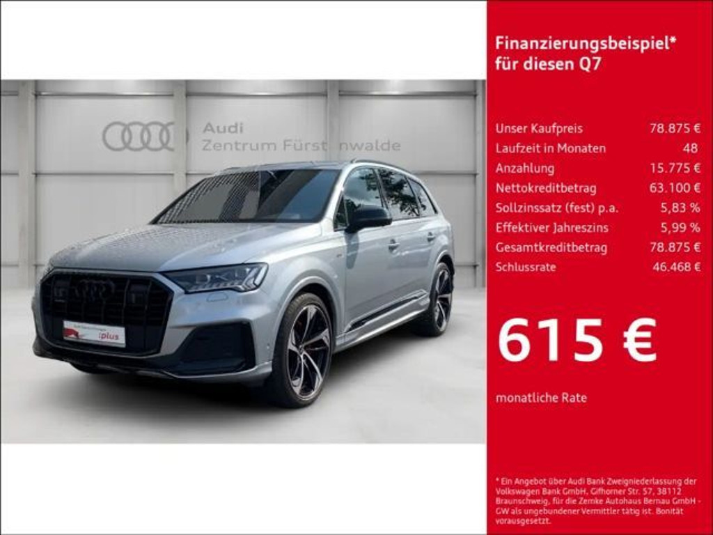 Audi Q7 Quattro S-Line 50 TDI