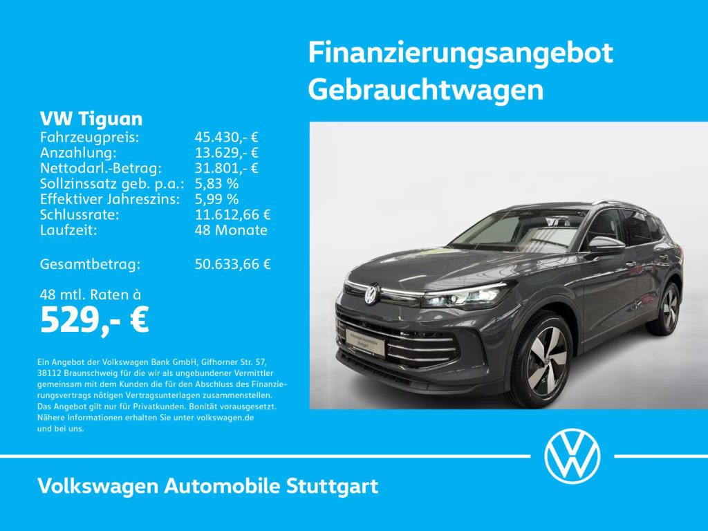 Volkswagen Tiguan DSG 1.5 eTSI Elegance Elegance