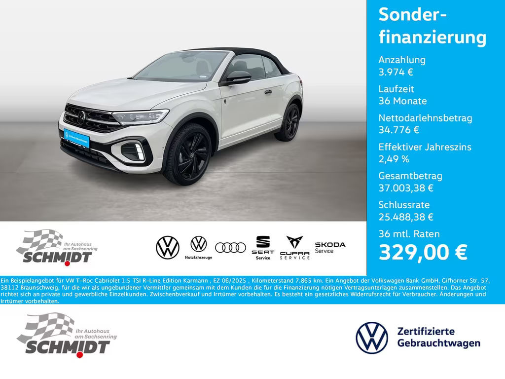 Volkswagen T-Roc Cabriolet R-Line 1.5 TSI