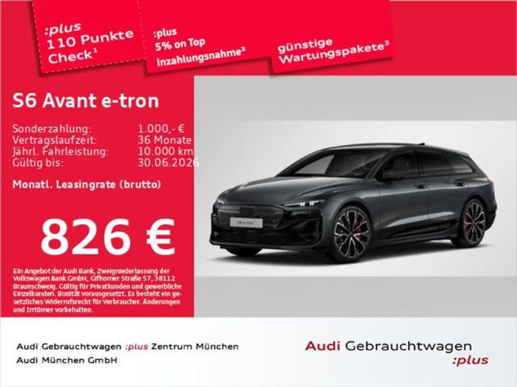 Audi S6 e-tron Quattro