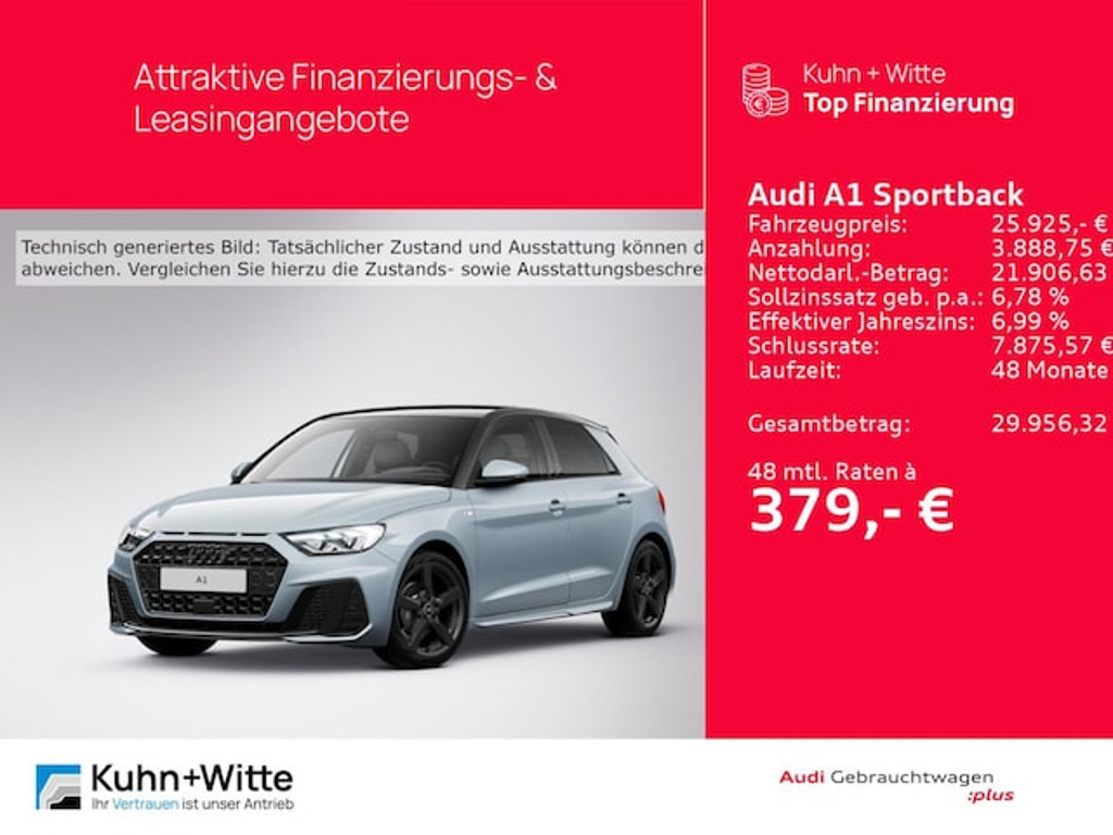 Audi A1 Sportback S-Line S-Tronic 30 TFSI