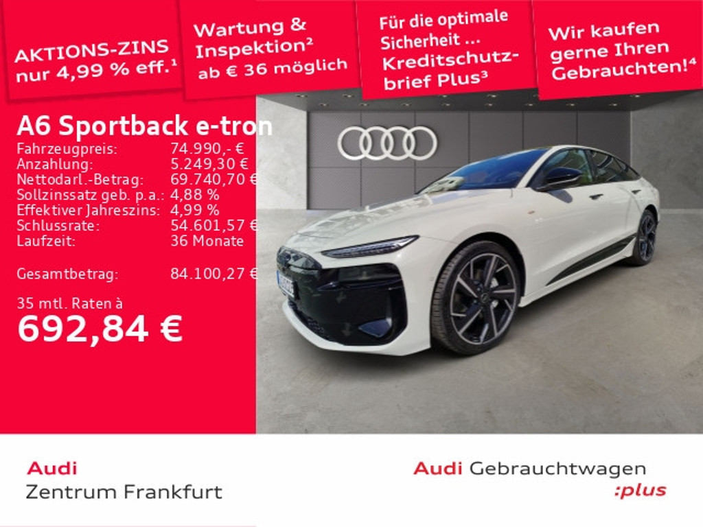 Audi A6 e-tron Sportback S-Line Performance