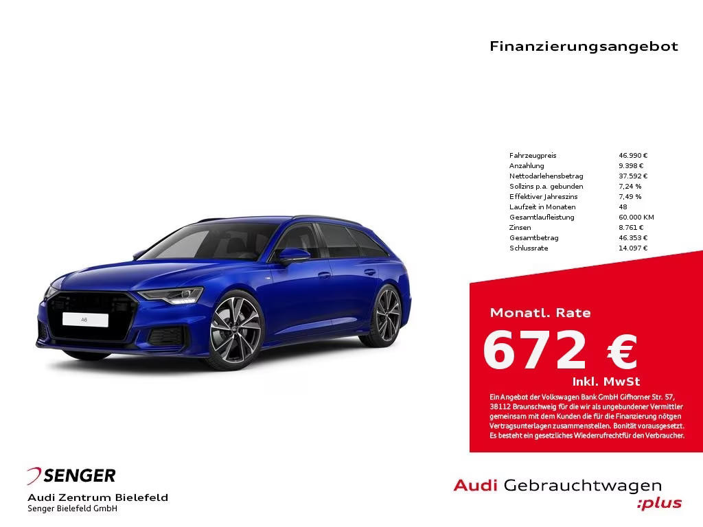 Audi A6 Avant Quattro Sport 50 TDI