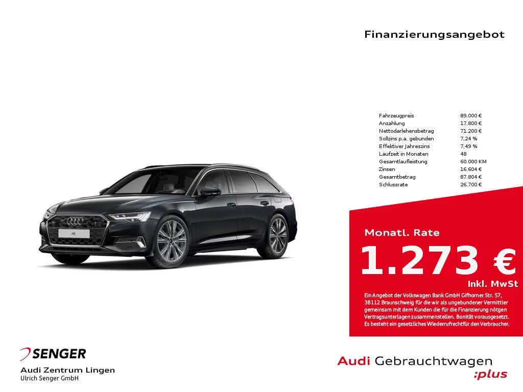 Audi A6 Avant Quattro S-Tronic Sport Hybride 50 TFSI