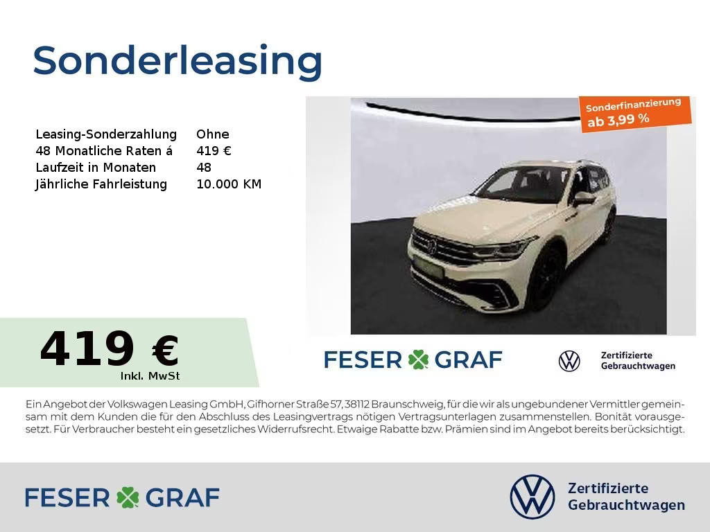 Volkswagen Tiguan DSG R-Line 2.0 TDI