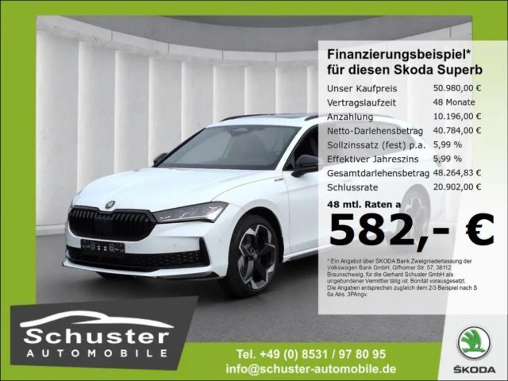 Skoda Superb Combi 4x4 Sportline