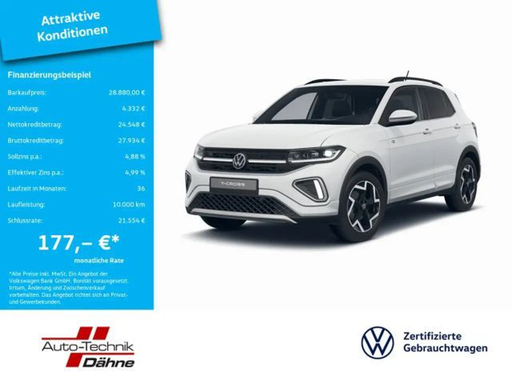 Volkswagen T-Cross DSG R-Line 1.5 TSI
