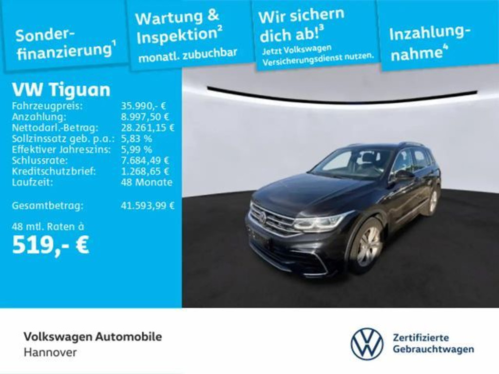 Volkswagen Tiguan 4Motion DSG R-Line 2.0 TSI