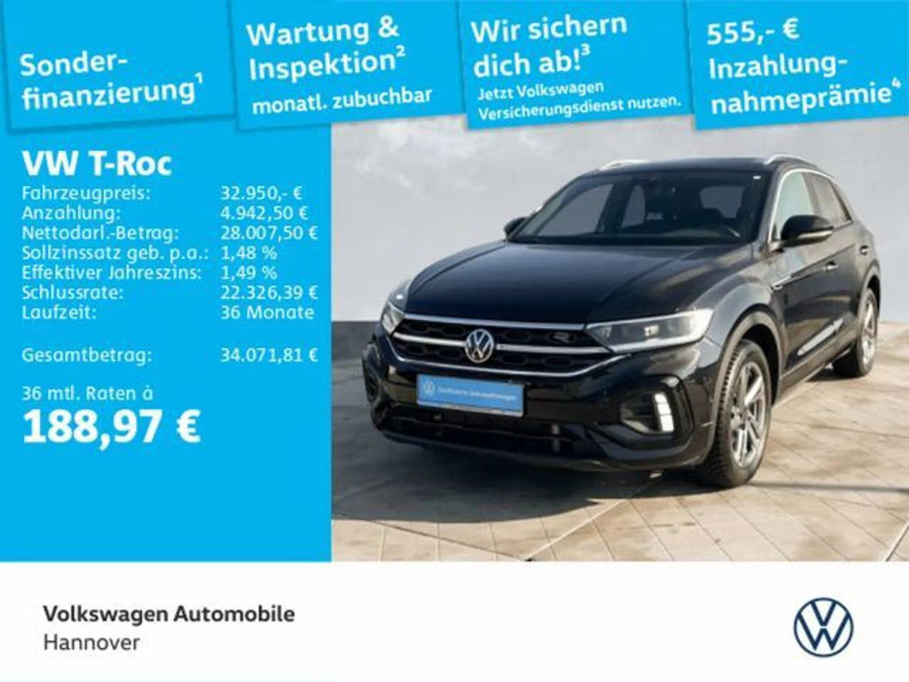 Volkswagen T-Roc DSG R-Line 1.5 TSI
