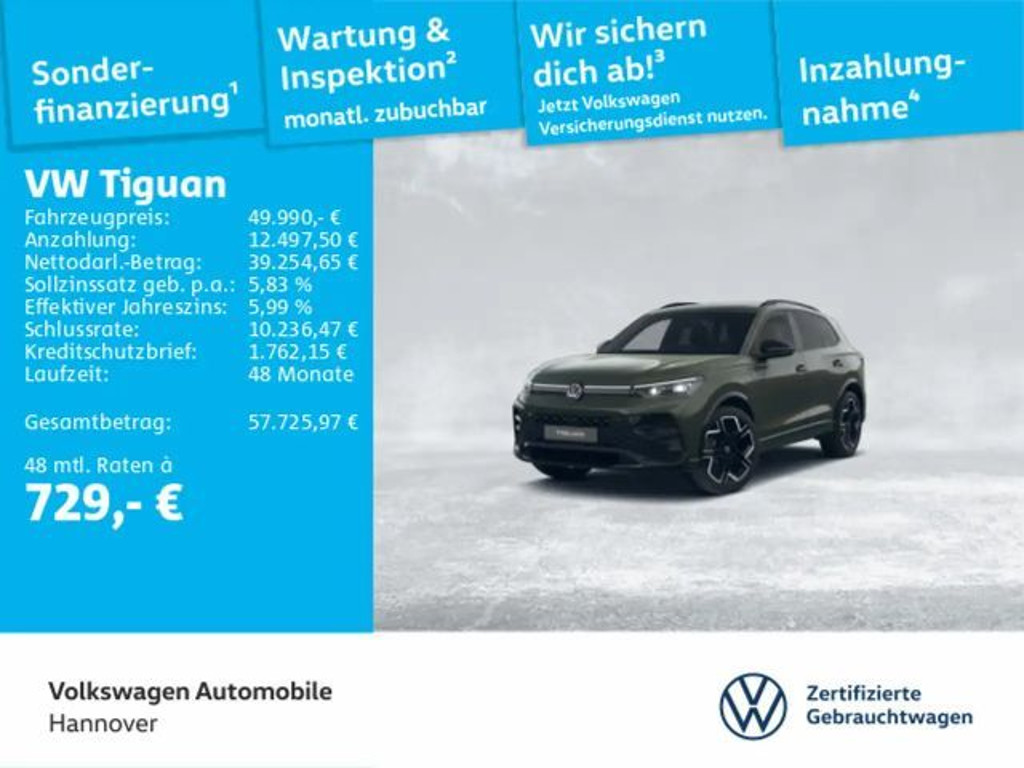 Volkswagen Tiguan DSG R-Line eHybrid 1.5 TSI
