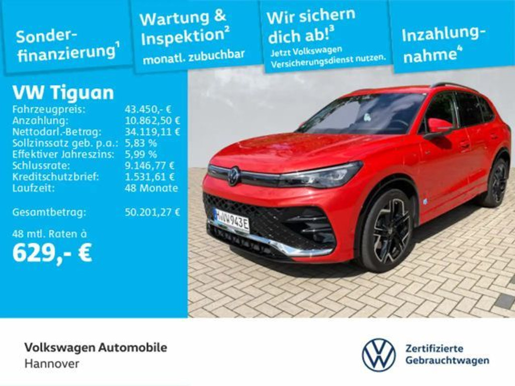 Volkswagen Tiguan DSG R-Line eHybrid 1.5 TSI IQ.Drive