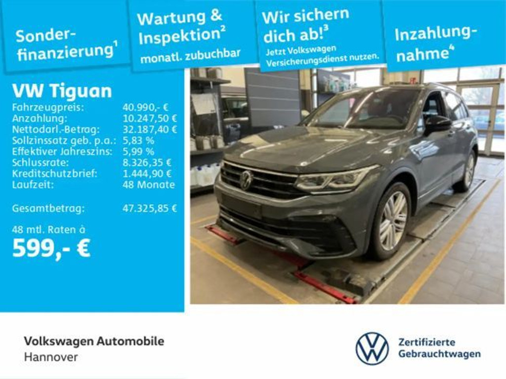 Volkswagen Tiguan 4Motion DSG R-Line 2.0 TDI