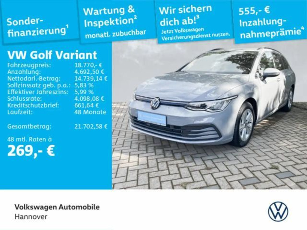 Volkswagen Golf DSG Life Variant Golf VIII 2.0 TDI