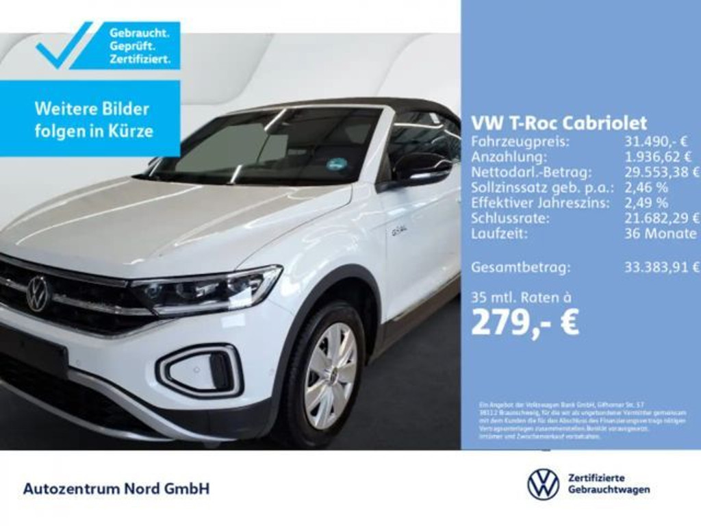 Volkswagen T-Roc Cabriolet 1.5 TSI